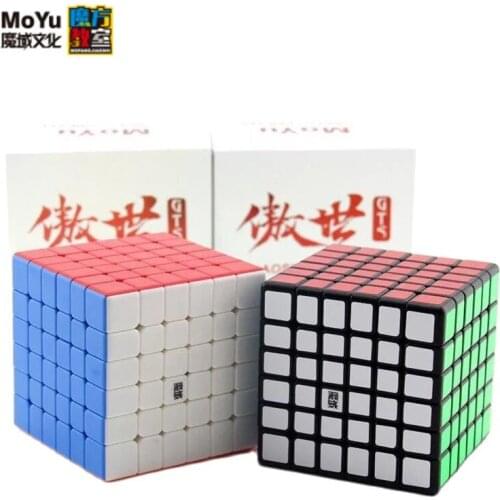 6x6x6 Puzzle MoYu Aoshi GTS 6x6 Cube Professional Challenge Magic Cube Puzzle Game for Kid gift Toys Drop Shipping