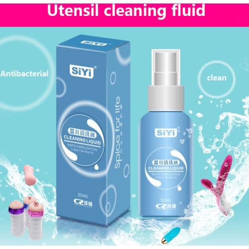 50ml Antibacterial Toy Cleaner Disinfection Liquid for Sex Vibrator Body Safe Cleaning Spray Bottle Sex Products Sterilization