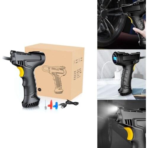 Car Electric Air Pump Rechargeable Portable Air Compressor Digital Display,Tire Pressure Monitoring