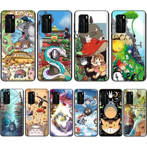 Totoro Anime Studio Ghibli For Huawei Nova 5i P Smart 2021 2020 Z S Plus Mate 40 RS 30 20 10 Pro Lite 2019 2018 Phone Case