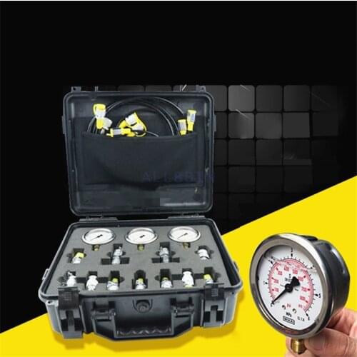 Excavator pressure detector precision hydraulic pressure measuring box pilot pump combination meter