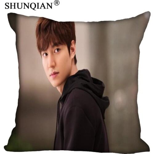 Lee Min Ho Pillowcase Square Zippered Home Decorative Pillow Cover Wedding Custom Gift For Two Sides Printed