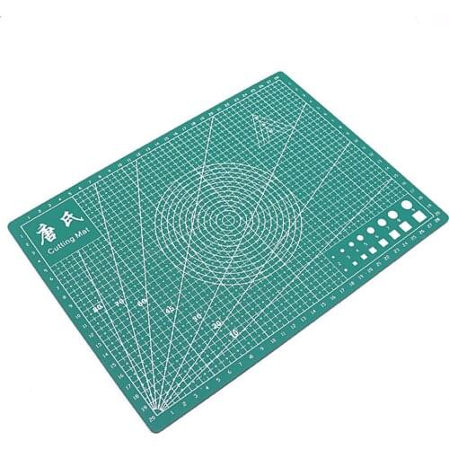 PVC Cutting Mat A4 Durable Self-healing Cut Pad Patchwork Tools Handmade Diy Accessory Cutting Plate Dark Green 30*22cm