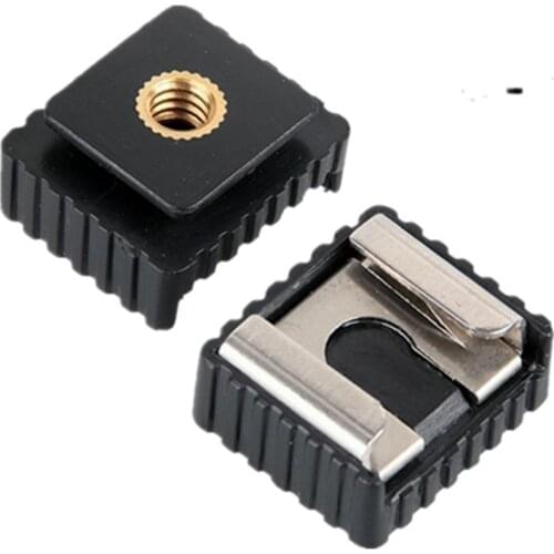 Metal Flash Hot Shoe Mount Adapter with 1/4 Thread for canon 580ex 600ex Nikon SB910/SB900/SB800/SB700/SB600