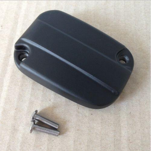 Black Front Brake Fluid Reservoir Cap Motorcycle For Harley 2007-2015 Road King Electra Glide Custom