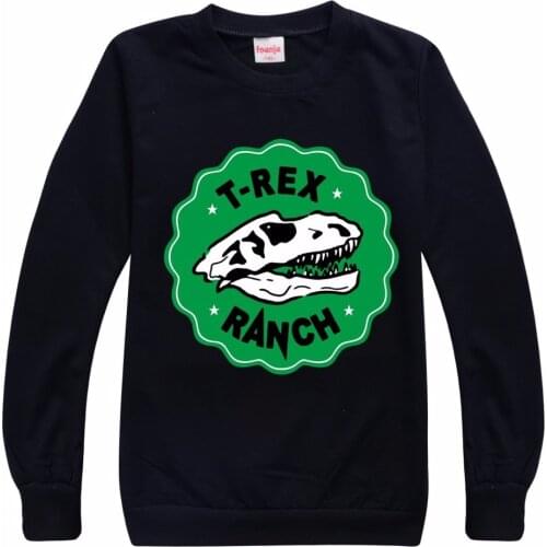 New Jurassic Cartoon Kids T Shirt Fall Boutique Outfits Baby Girl Fashion Clothes Children Boy Long Sleeve Pullovers Casual Tops