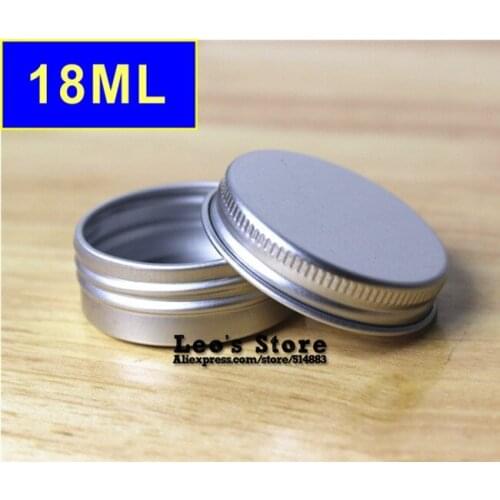 Wholesale 20mmx38mm 100pcs/lot 18ml mat aluminum Jars,cream & cosmetics container,electronic protect,LAJ-10b