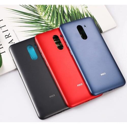 Original New Battery Housing Rear Door Replacement Back Cover Repair Part for Xiaomi Pocophone Poco F1