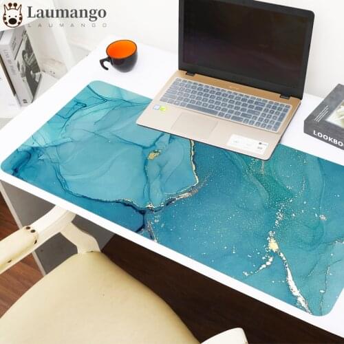 Colorful Marble Keyboard Desk Mat 30x80/90cm Size Gaming Mouse Pads Nature XL Rubber Gaming Pad