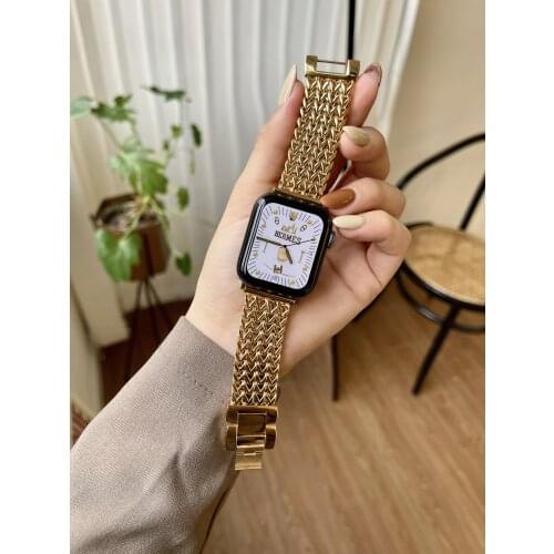 Stainless Steel strap for Apple watch 40mm 44mm 38mm 42mm Bracelet band for iwatch series 6 5 4 3 2 1 SE Wristband Watchband