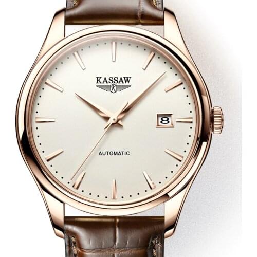 Luxury Watch Men NH35 Automatic Mechanical Wristwatch Business Stainless Steel Sapphire Crystal Calendar Clock Reloj Hombre 2021