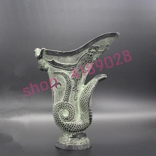 Ancient bronzes, twelve Chinese Zodiac snakes Warring States cups, antiques Collectibles