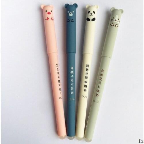 240 Pcs Erasable Pen Pig Panda Erasable Gel Pens Neutral Pen for Students School Office Supplies