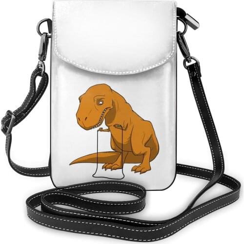 T-Rex Shoulder Bag Bulk Funny Women Bags Leather Travel Female Purse