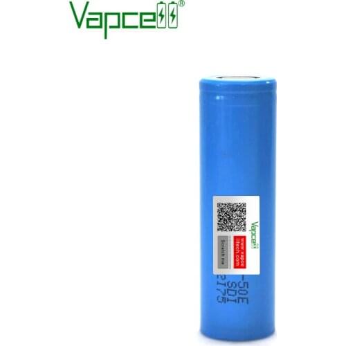 Vapcell 100% Original li ion battery 21700 50E 5000mah 10A 3.7V rechargeable high Power batteries for flashlight power tools