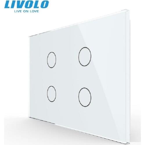 LIVOLO US Standard C9 New Series Wall Touch Screen Panel Switch ,Crystal Glass,ac 110-220V,Backlight Dispaly, Sensor Control