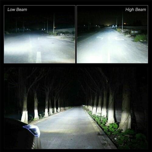 Parts LED Headlight Kit LED 6000K Super White 9003 HB2 H4 High Low Beam