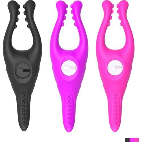 Nipple Clamp Vibrator Sex Toy For Women Clitoris Clip Stimulator Magic Massager Female Masturbator Sex toys