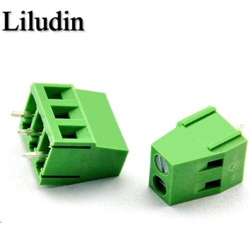 10PCS KF128-2P KF128-3P 3.81 5.0 7.5MM PCB Screw Terminal Block Splice Terminal KF120-2.54 DG308 MG128 Liludin