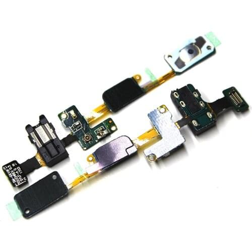 10pcs/lot Home Button Key Return Light Sensor Menu Keyborad Headphone Audio Jack Flex Cable For Samsung Galaxy J7 Prime G610F