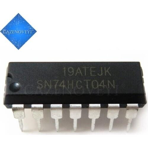 10pcs/lot SN74HCT04N DIP-14 74HCT04 DIP SN74HCT04 DIP14 74HCT04N In Stock