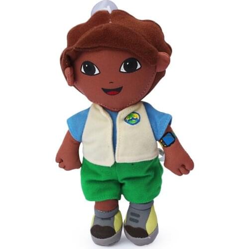 18cm Anime Handsome Cousin Go Diego Plush Peluche Soft Stuffed Cute Cartoon Toy Birthday Christmas Gifts for Kids Girl Children