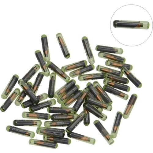 200pcs/lot Original ID48 Glass Chip Auto Transponder Chip ID 48 Chip for VW Audi Skoda Honda Car Key Blank