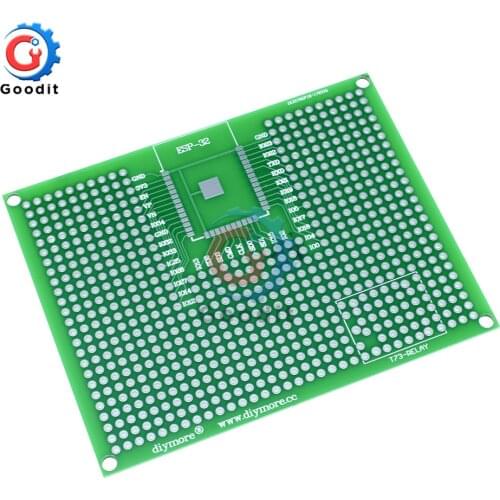 7X9CM Prototype PCB Board Breadboard For ESP8266 ESP-12E ESP-12F ESP32 ESP-32S Relay 7X9 7*9 cm