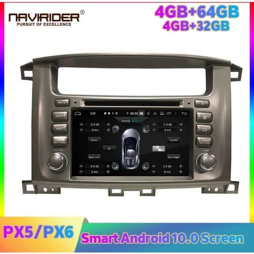Car Android Radio Multimedia Player For Toyota Lander Cruiser 100 DVD GPS Navigation Carplay DSP Head Unit Autoradio