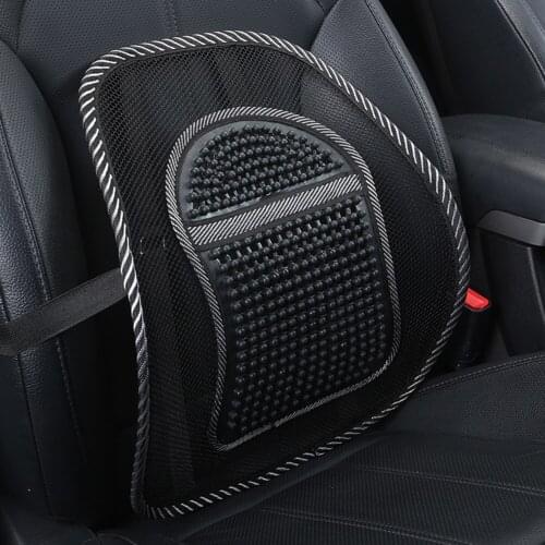 Car Accessories car seat Waist Pad Cushion auto Lumbar Massage Support Office Breathable Mesh waist cushion for leaning on