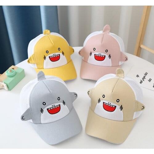 Kawaii Cartoon Baseball Cap Toddler Kids Baby Boys Girls Sun Hat Outdoor Sun Protection Children Hats Caps Casquette Enfant
