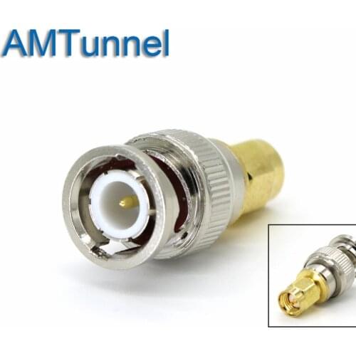 BNC-J to SMA-J RF Connector BNC To SMA Connectors Type Male FemaleAdapter Test Converter adapter 1pcs