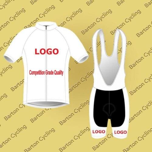 Barton Cycling Brand Competition Grade Quality Custom Cycling Set Short Sleeve Cycling Jerseys Gel Pad Bib Shorts Cycling Kit