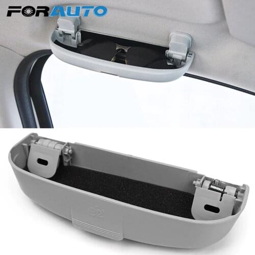 Car Glasses Case Sunglasses Holder Box Stowing Tidying For Mitsubishi Pajero V73 Soveran Galant Lioncel ASX RVR Car-styling