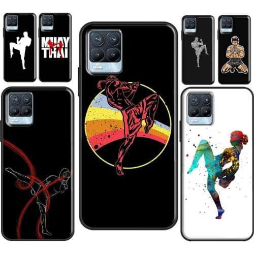 Muay Thai For OPPO Realme C21 C3 C15 X2 6 7 Pro GT Neo Case For OnePlus 9 Pro Nord 8T 8 Pro Cover