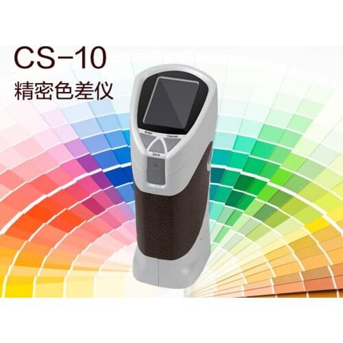 CS-10 Portable 8MM Colorimeter Color Meter L* a* b Delta E L* C* h XYZ RGB USB Color Difference Meter Tester