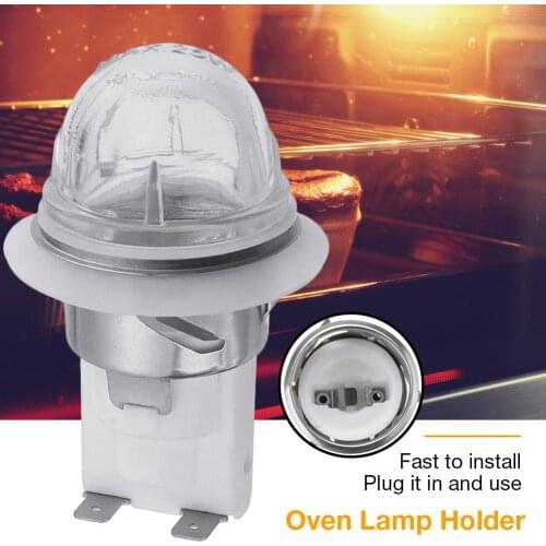 E14 Lamp Base Safe Oven Lamp Holder Light Socket High Temperature Resistant Supports For E14 Halogen Bulbs