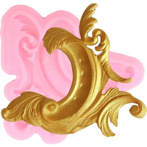 European Relief Silicone Molds Cake Border Fondant Mold Cake Decorating Tools Chocolate Cupcake Topper Candy Polymer Clay Moulds