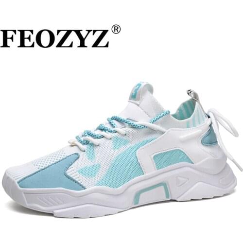 FEOZYZ 2020 New Men Casual Shoes Fashion Sneakers Lightweight Breathable Running Shoes Tenis Masculino Zapatillas Hombre