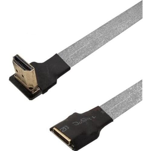 FPV Mini HDMI-compatible Female to HDMI Mini /Micro HDTV FPC Flat Cable Anti-static Multicopter Aerial Photography