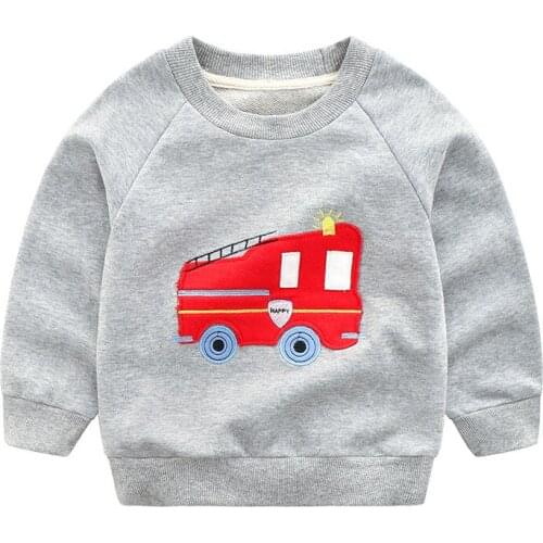Long Sleeve T-shirt For Girls Toddler Kids Clothes Baby Boys Cartoon Print Autumn T shirts Casual Tops Tees Childrens Clothing