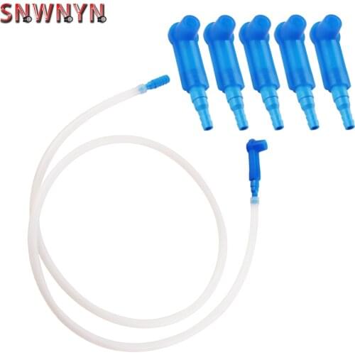 Brake Oil Changer Connector Emptying Tool with 1.2m Oil Pumping Pipe Brake Oil Replacement Tools for Car Vehicles Accessories