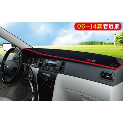 Used for Geely Vision , dashboard protection pads to avoid the reflection of light, heat isolation, polyester, free shipping