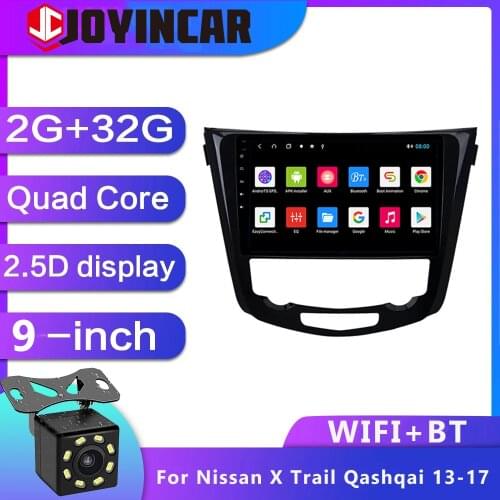 JOYINCAR For Nissan X-TRAIL X Trail T32 Qashqai 2 J11 2013 2014 2015 2016 2017 Car Radio Multimedia Video Player Navigation GPS