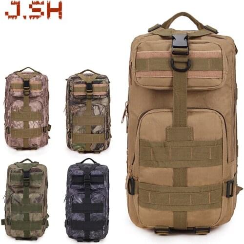 Junsheng Outdoor Exercise Camouflage Backpack Army Fan Mountaineering Hiking Bag Shoulder 3P Tactical Backpack Wholesale Factory