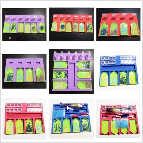 Diamond Painting Cross stitch Tool Container Diamond Embroidery Foam Tray Organizer Holder Accessory Mosaic Practical Gift
