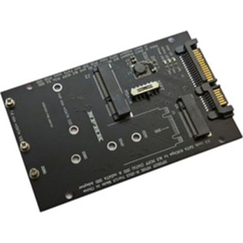 M.2 Ngff Msata Ssd 2.5 "Sata 3.0 Adapter 2 In 1 Converter Card Voor Pc Laptop SATA III Board Adapter