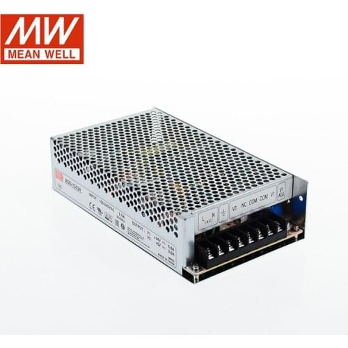 MEAN WELL ADS-15512 ADS-15524 5V 12V 24V 48V 155W UPS Function Security Industry or Battery Backup System Switching Power Supply