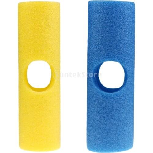 Multi-functional Swimming Toy Pool Noodle Connectors Water Float Aid Building Parts - Straight, 1 Hole or 2 Holes