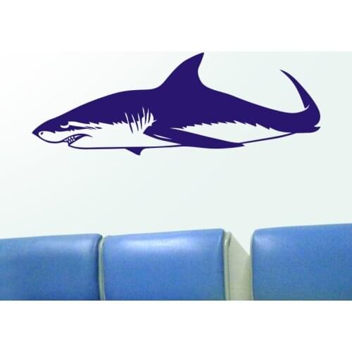 Shark Wall Sticker Decal Posters Vinyl Wall Art Decals Decoration Decal Decor Mural Shark Car Sticker Decal